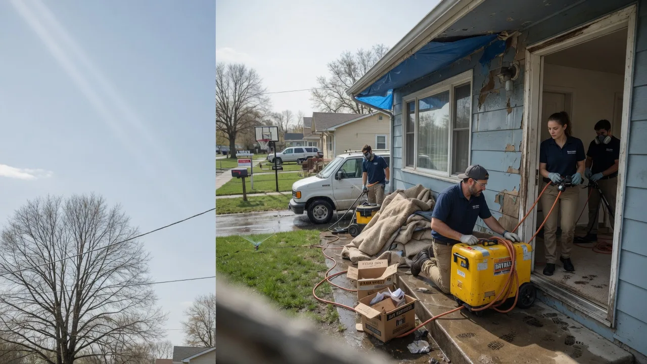 Basement Flood Cleanup in Pittsburg, KS near me